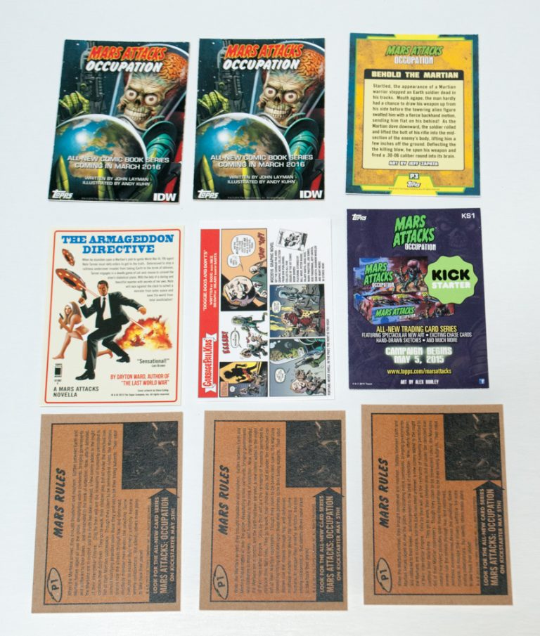 Mars Attacks Occupation Promo Card Set – SideKick Lab